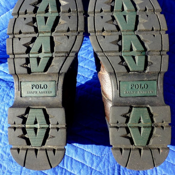 Men's Ralph Lauren Polo Dover III Brown Boots - Picture 6 of 7